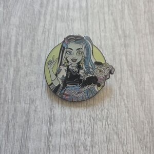 Loungefly Monster High Pets Blind Box Enamel Pin of Frankie Stein and Watzit